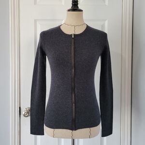 Saks Fifth Avenue Cashmere Zipper Sweater